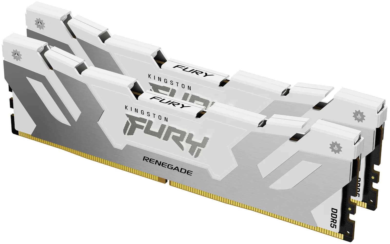 Kingston Technology FURY 32GB 6800MT/s DDR5 CL36 DIMM (Kit of 2) Renegade White XMP
