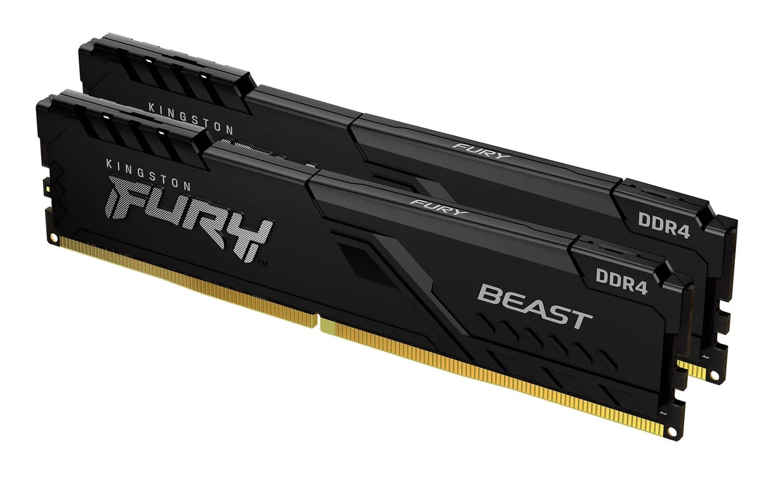 Kingston Technology FURY Beast 32GB 3733MT/s DDR4 CL19 DIMM (Kit of 2) 1Gx8 Black