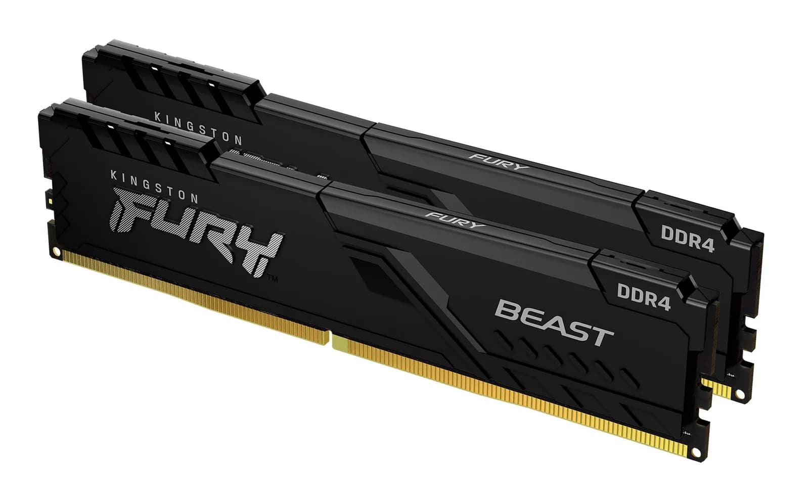 Kingston Technology FURY Beast 16GB 3733MT/s DDR4 CL19 DIMM (Kit of 2) Black