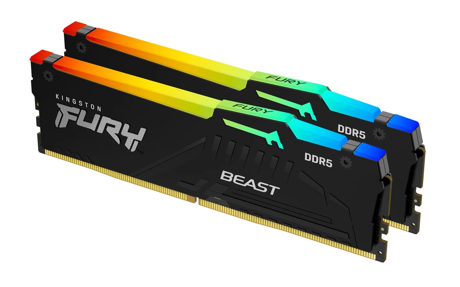 Kingston Technology FURY Beast 64GB 6000MT/s DDR5 CL40 DIMM (Kit of 2) RGB XMP