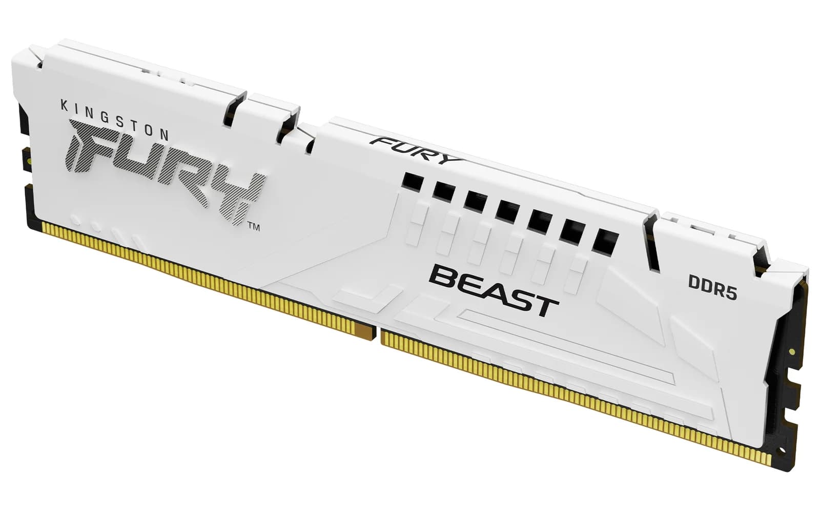 Kingston Technology FURY Beast 16GB 6400MT/s DDR5 CL32 DIMM White XMP