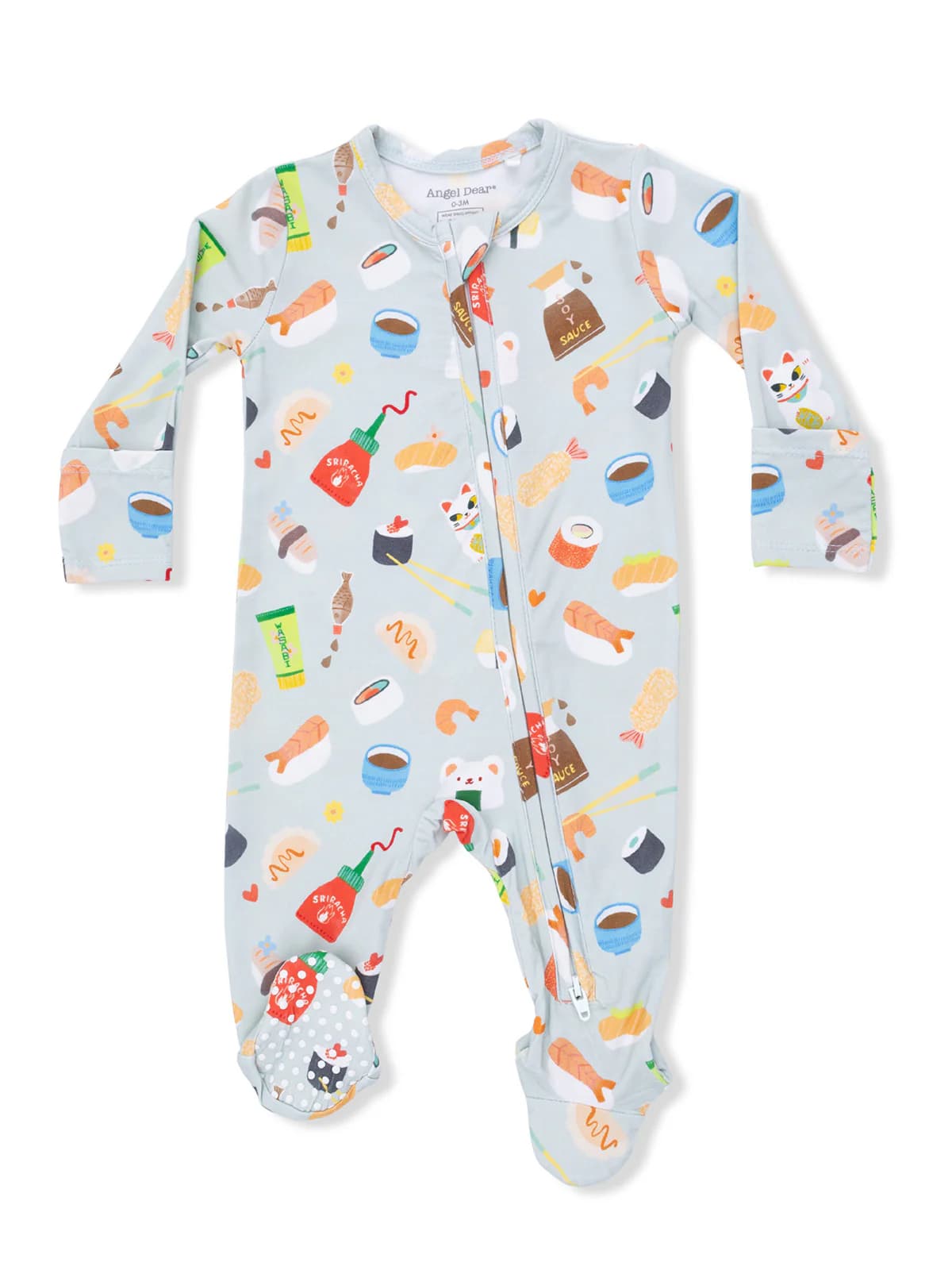 2-Way Zip Footie, Sushi by Angel Dear