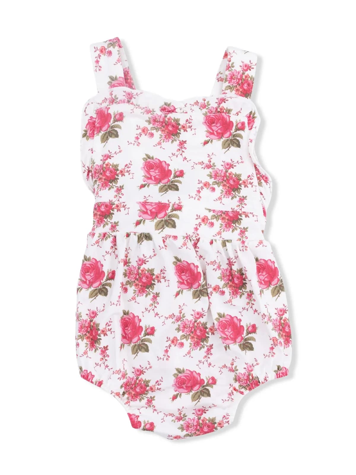 Ruffle Bubble Sunsuit, Elegant Roses by Angel Dear