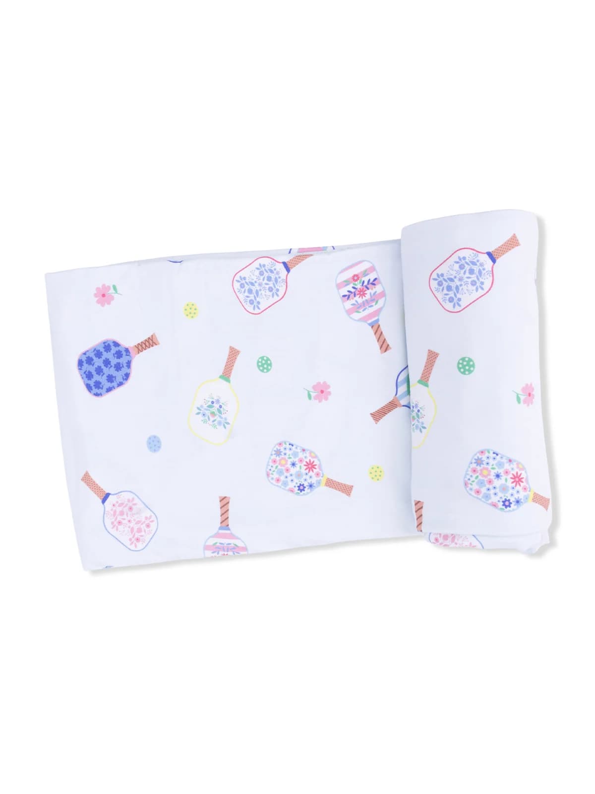 Stretch Swaddle, Floral Pickleball by Angel Dear