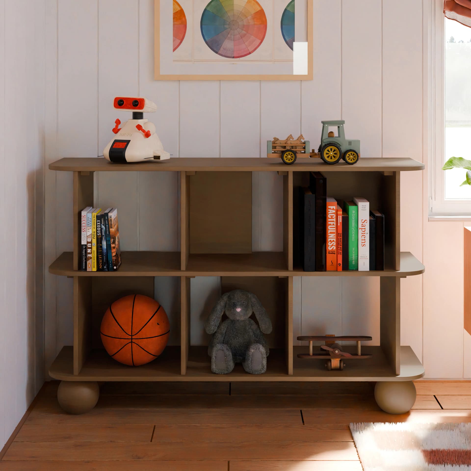 Crosby Open Bookcase by Babyletto