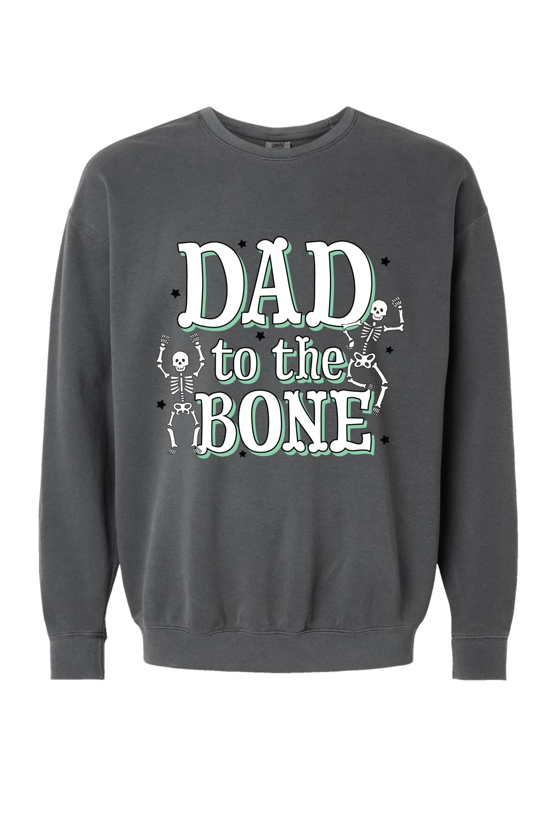 'Dad To The Bone' Men's Halloween Graphic Sweatshirt by Cldtg