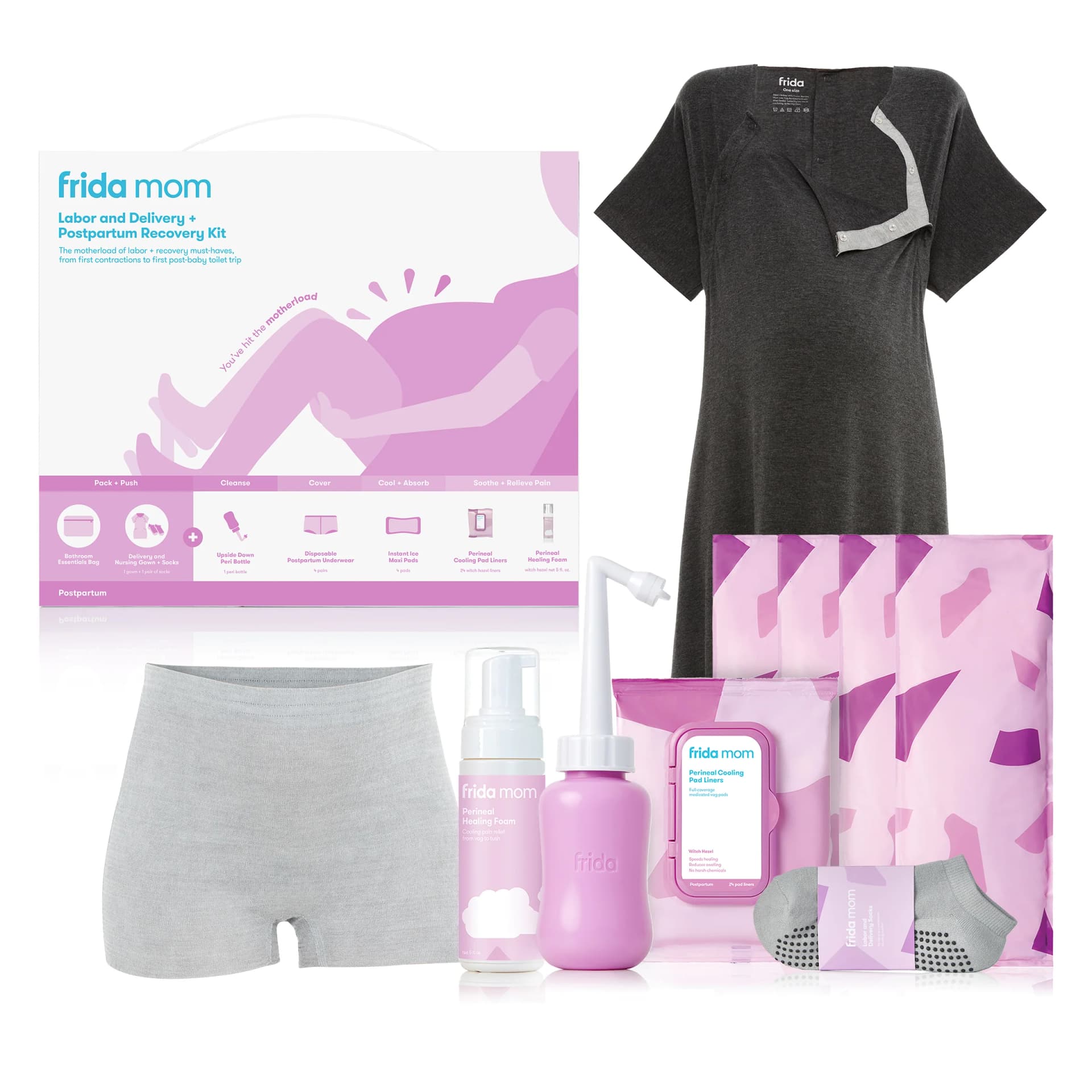 Labor and Delivery + Postpartum Recovery Kit by Frida | The Fuss Stops Here.