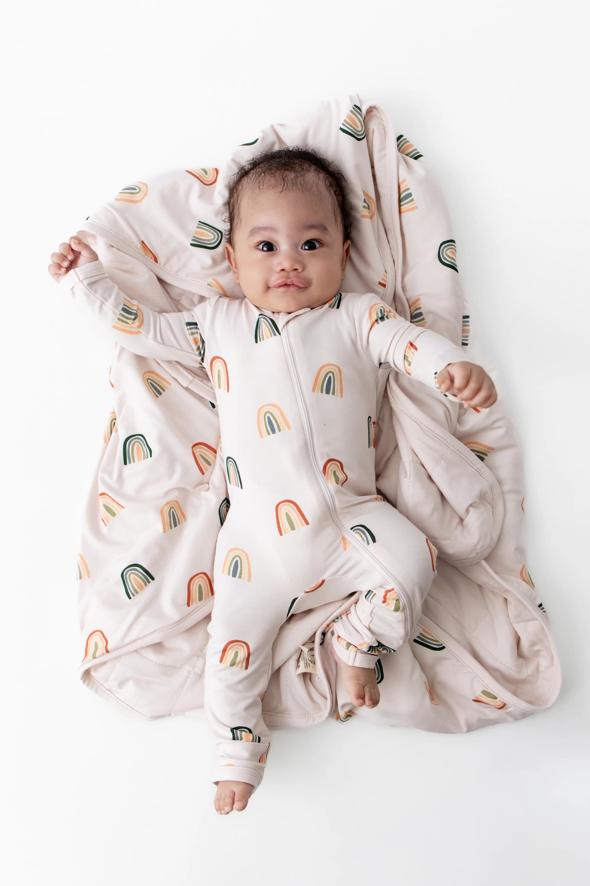 Baby Blanket in Retro Rainbow 1.0 by Kyte Baby
