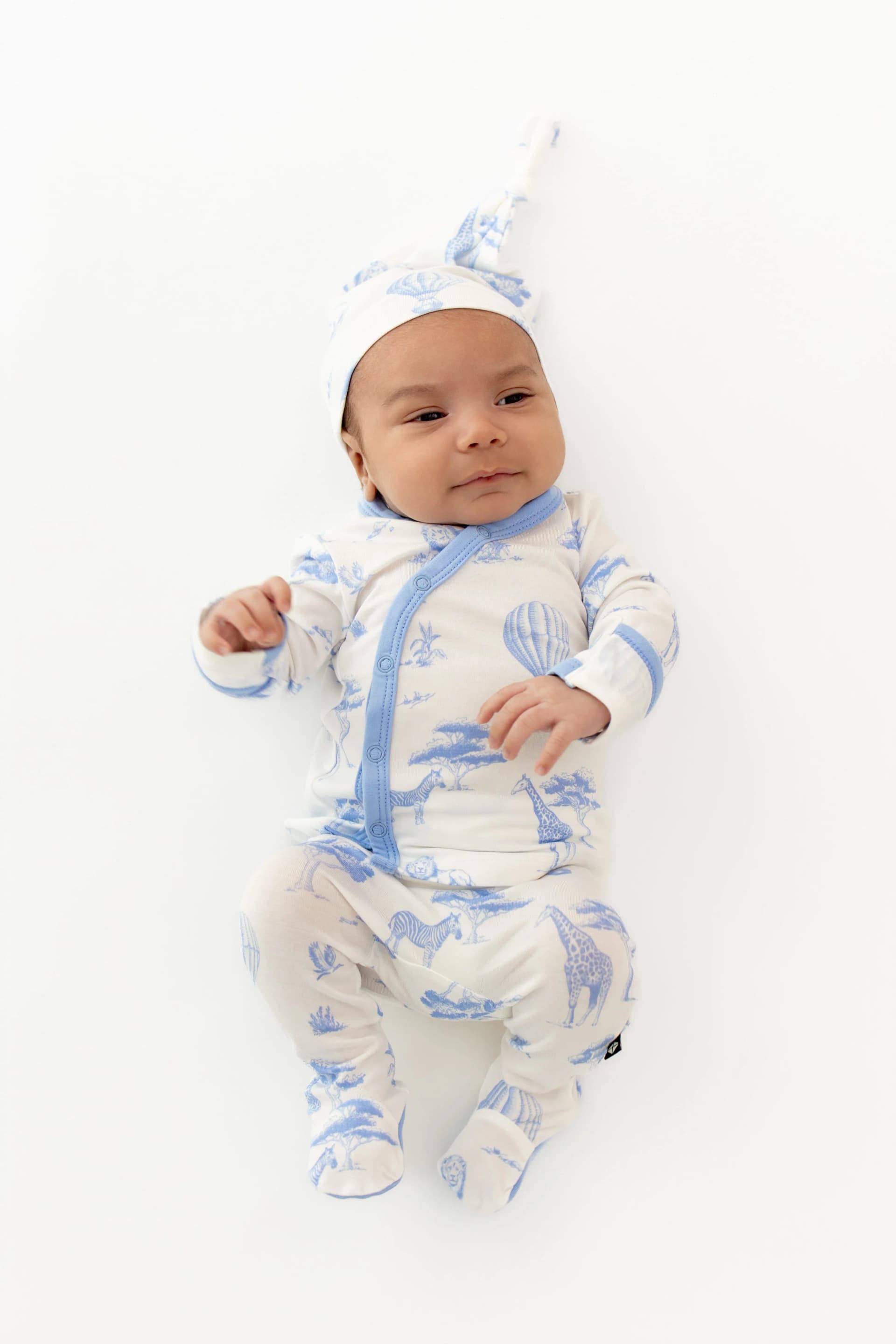 Take Me Home Set with Cap in Toile Safari by Kyte Baby