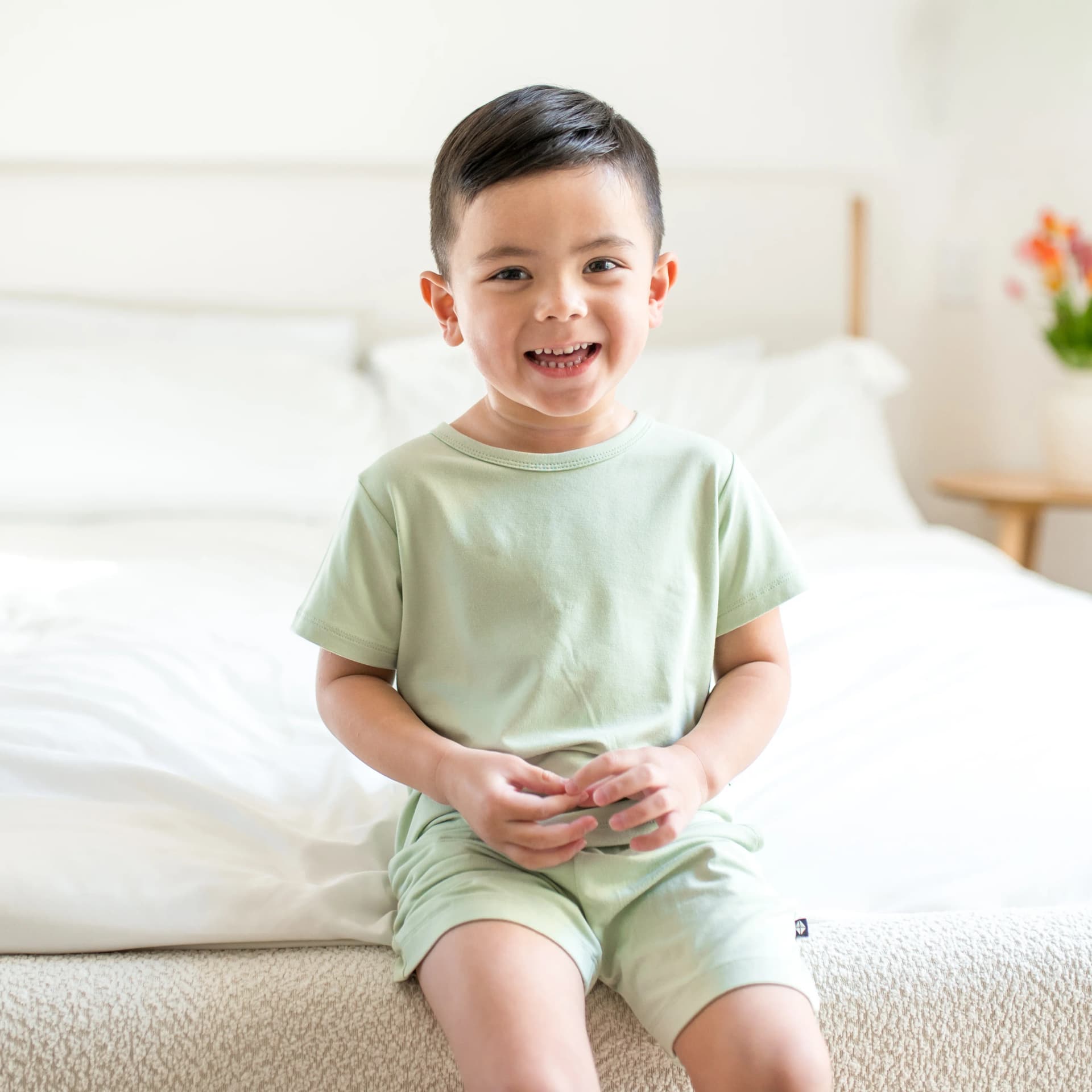 Toddler Basic Tee in Basil by Kyte Baby