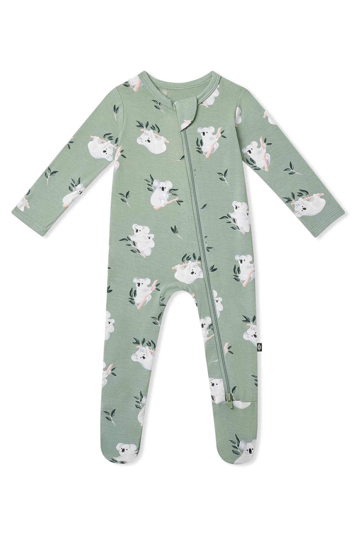 Zippered Footie in Koala by Kyte Baby