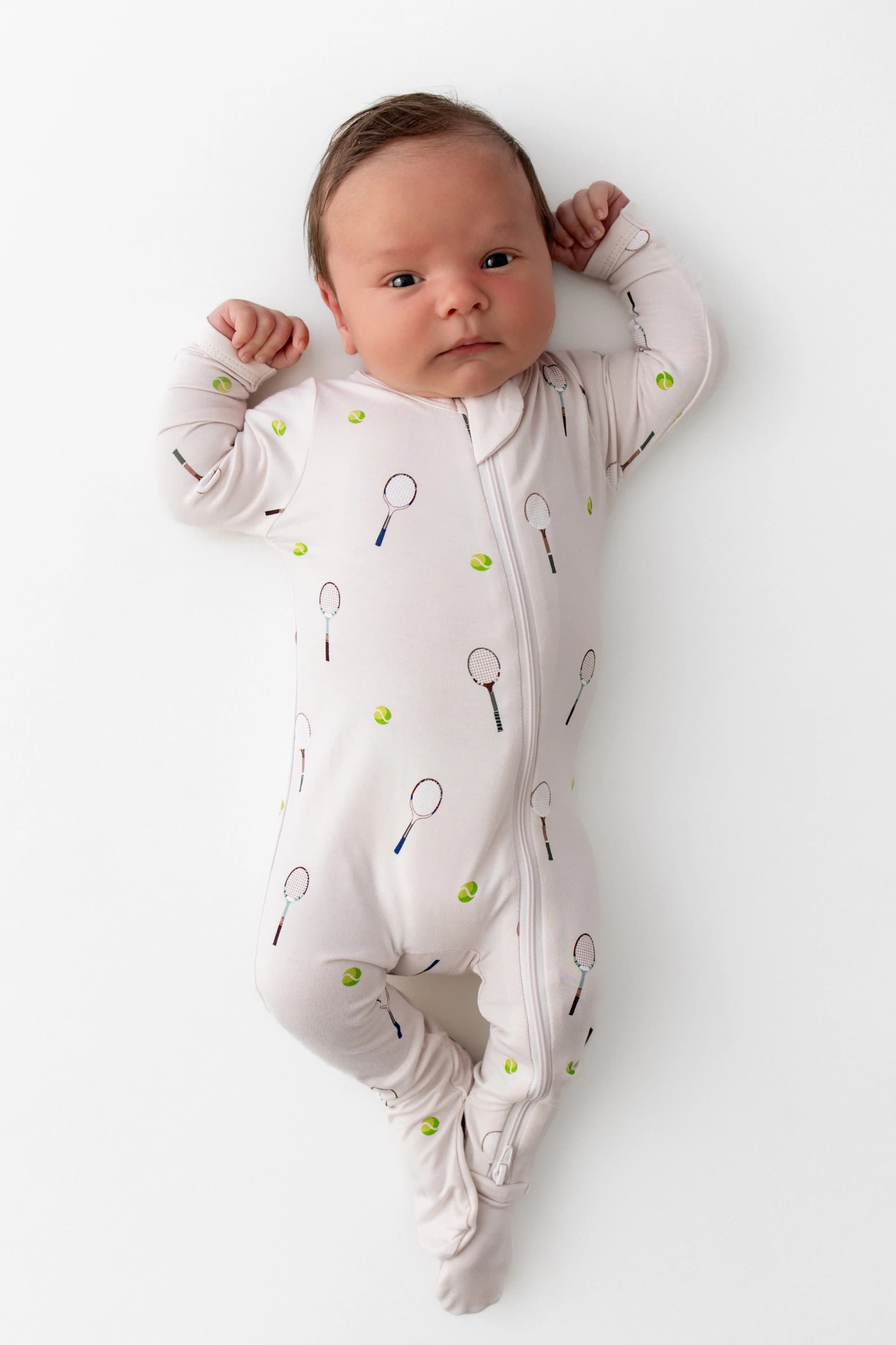 Zippered Footie in Tennis by Kyte Baby