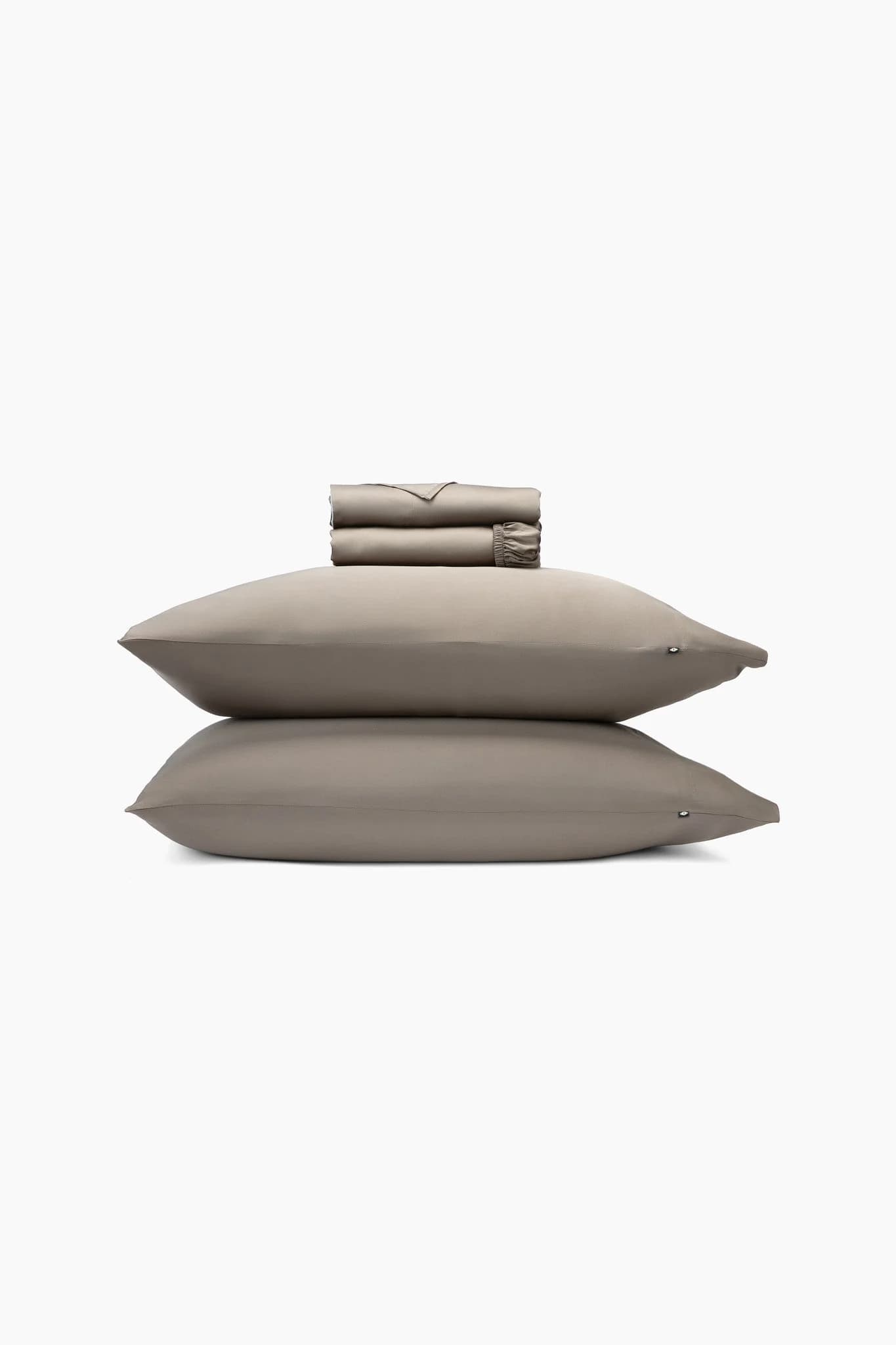 Bamboo Sateen Sheet Set in Truffle by Kyte Living
