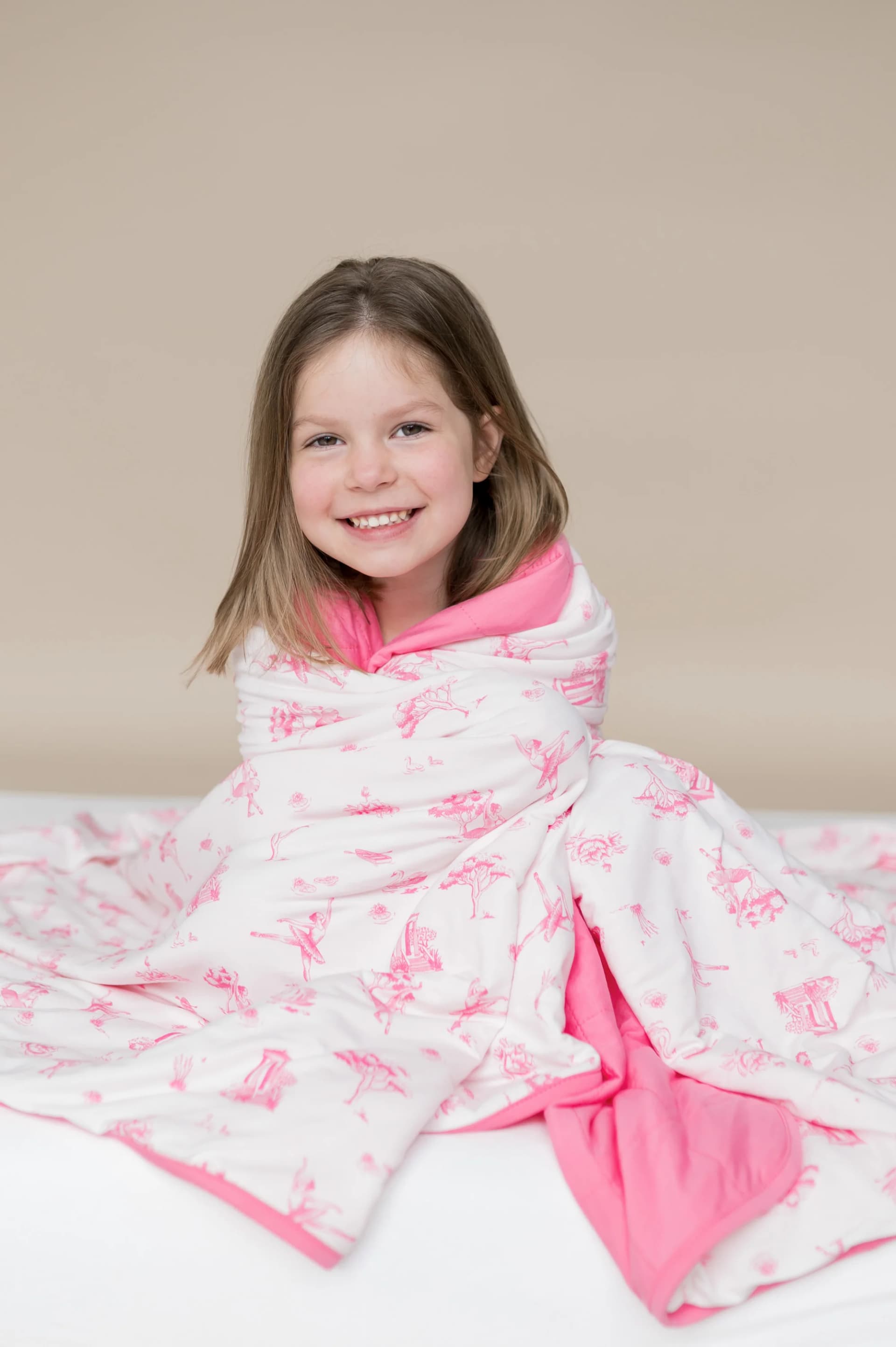 Youth Blanket in Toile Ballet 1.0 by Kyte Living