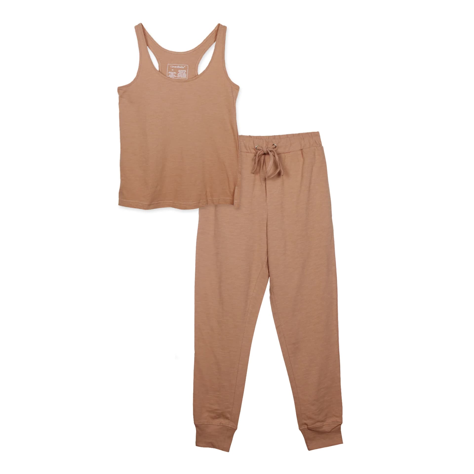 Adobe | Women's Organic Slub Tank & Jogger Set by L'Ovedbaby