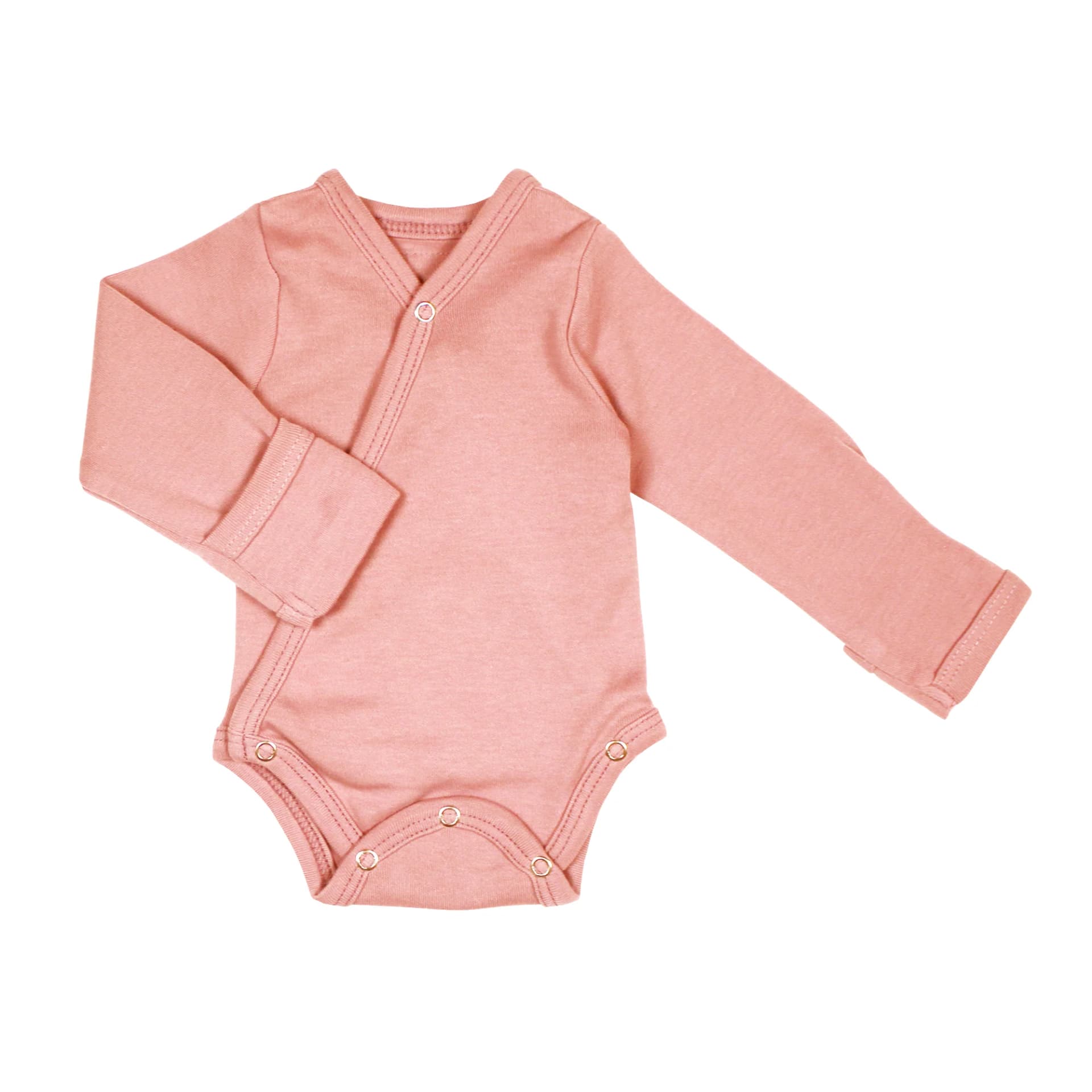 Coral | Organic Kimono Bodysuit by L'Ovedbaby