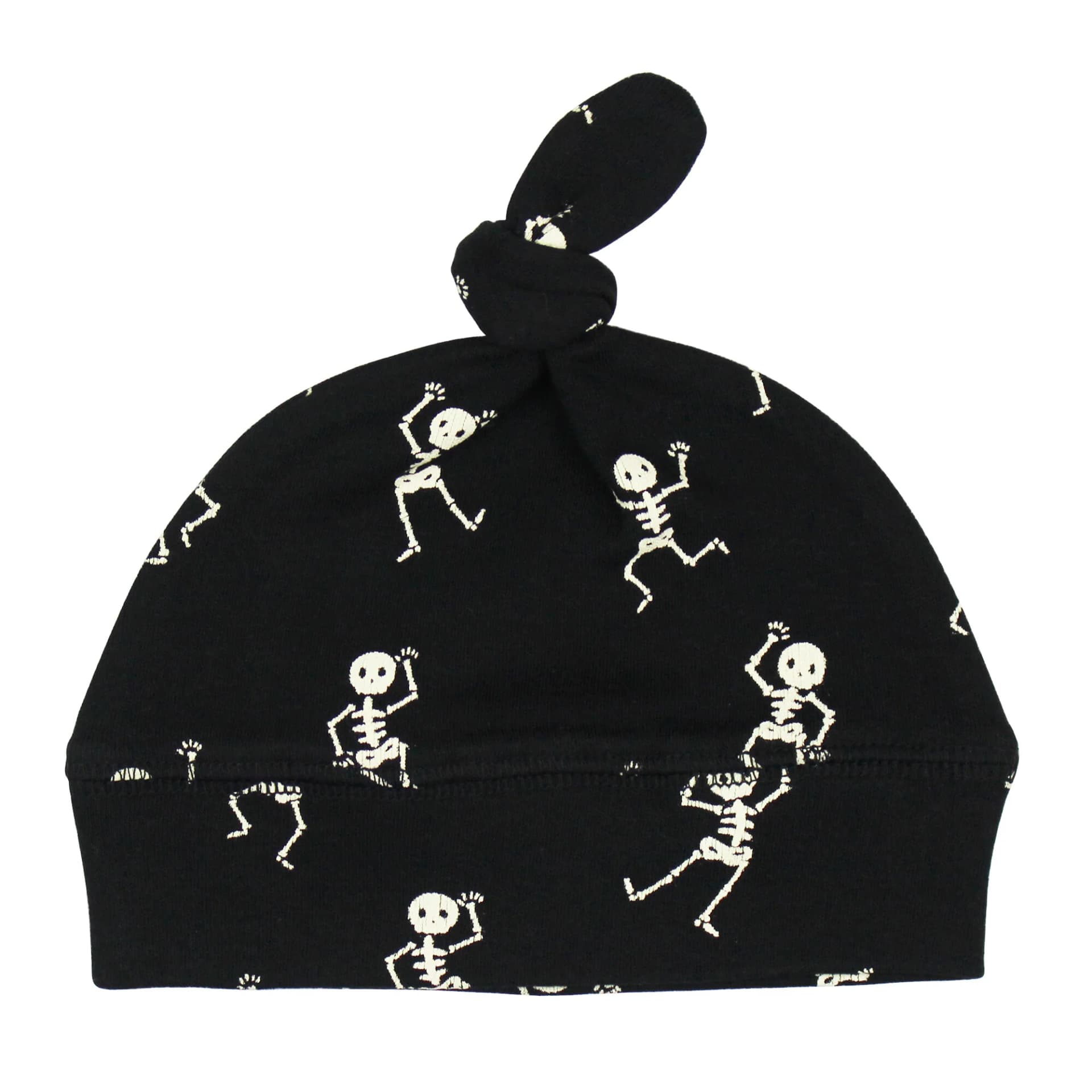 Dancing Skeletons | Organic Knotted Hat by L'Ovedbaby