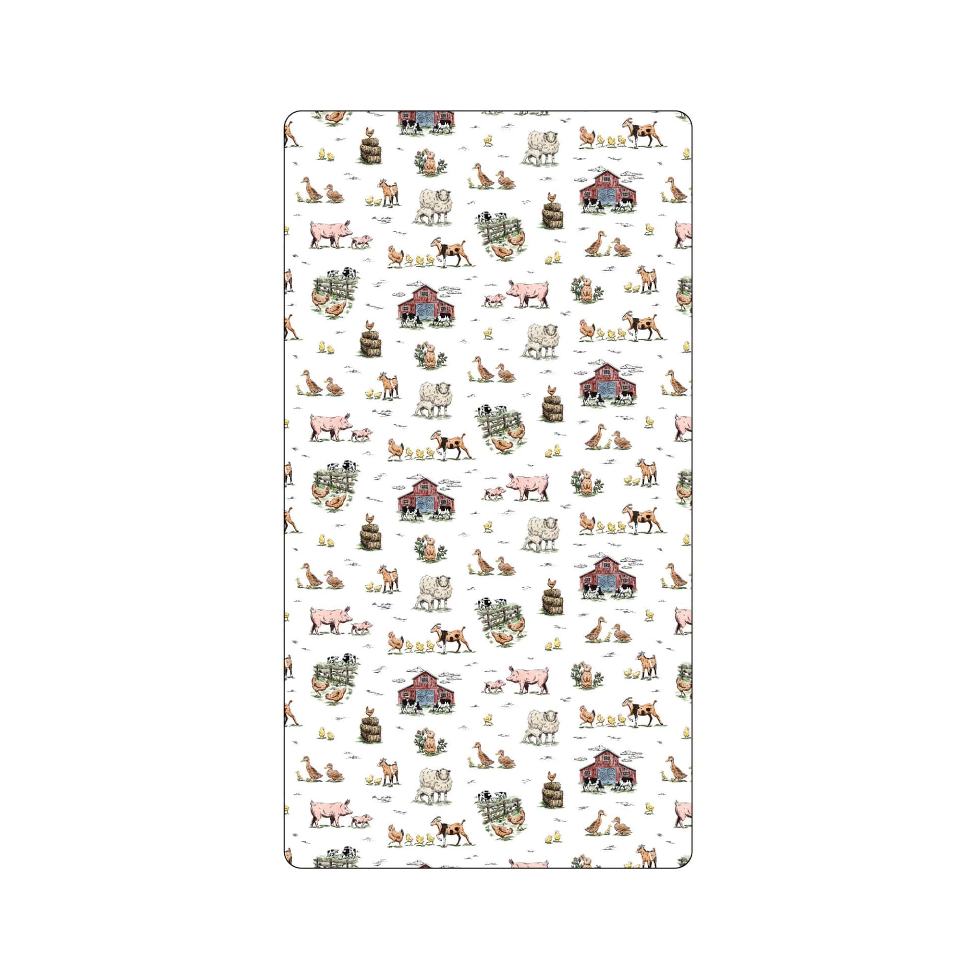 Farm Friends | Organic Crib Sheets by L'Ovedbaby