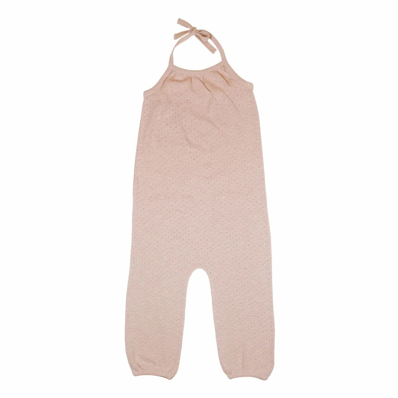 Mermaid | Kids' Organic Pointelle Halter Romper by L'Ovedbaby