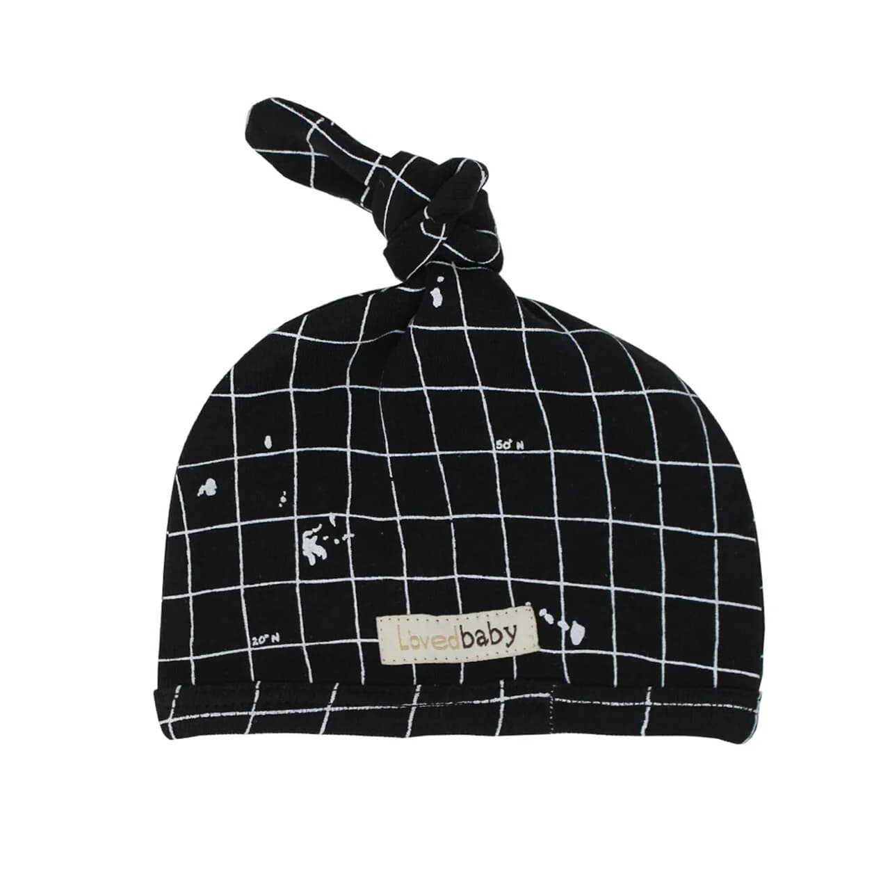 Organic Top-Knot Hat in Black Coordinates by L'Ovedbaby
