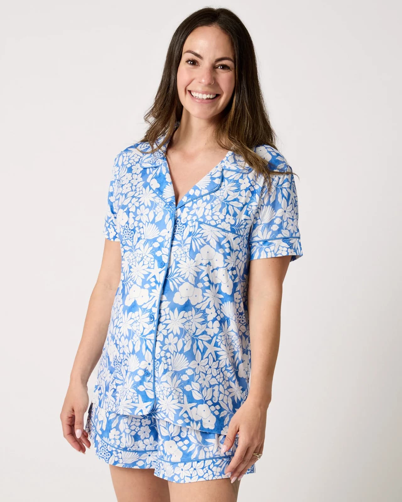 Azure Garden Women's Pajama Set by Little Sleepies
