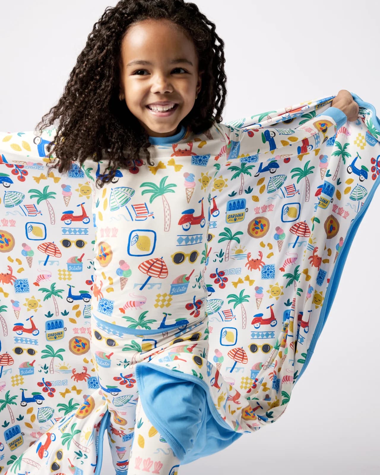 Ciao Bella Large Cloud Blanket by Little Sleepies