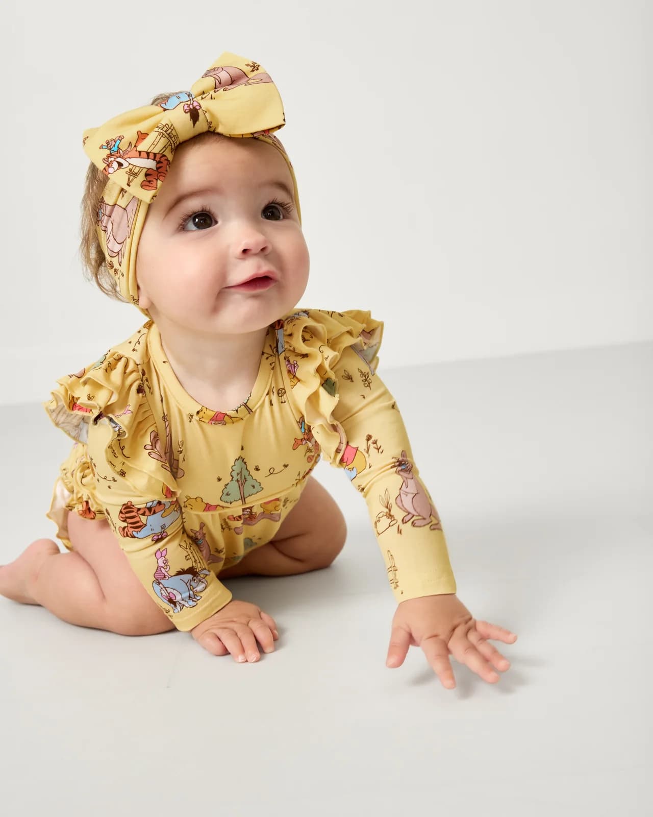 Disney Playtime With Pooh Luxe Bow Headband by Little Sleepies