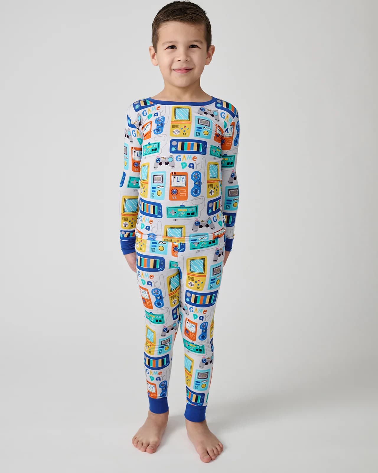 Game On Two-Piece Pajama Set by Little Sleepies