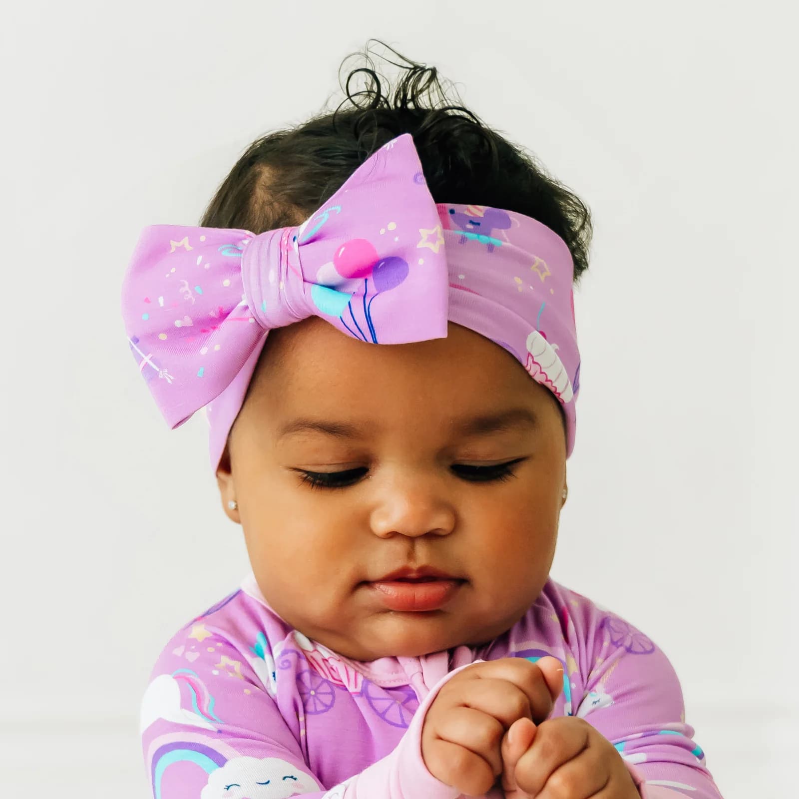 Magical Birthday Luxe Bow Headband by Little Sleepies
