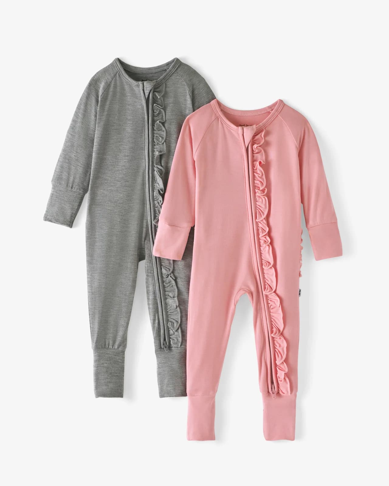 Solid Ruffle Zippy Two Pack Gift Box by Little Sleepies
