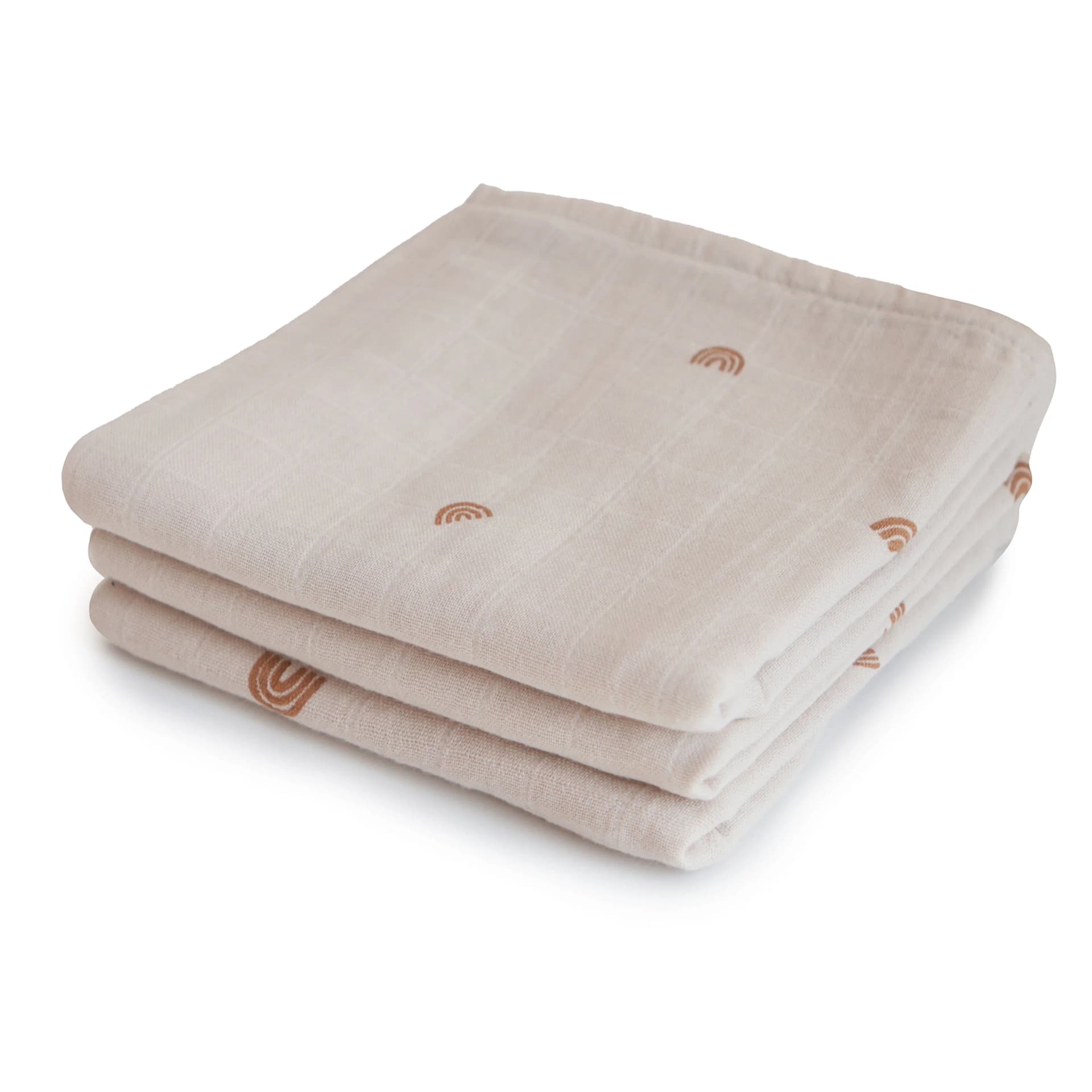 Organic Cotton Muslin Cloths 3-Pack by Mushie