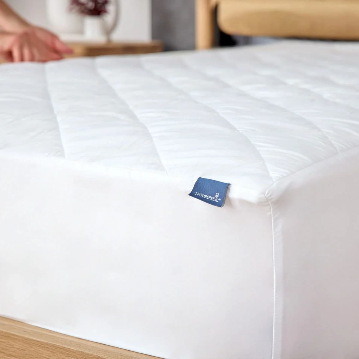 Organic Quilted Mattress Protector Pad by Naturepedic