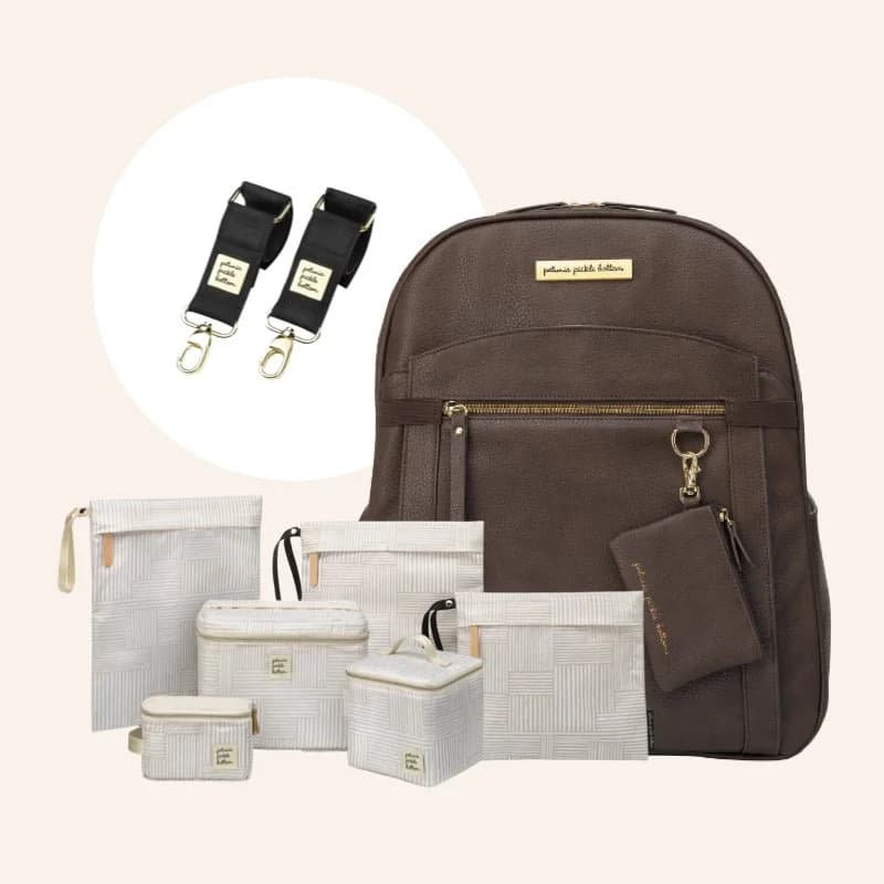 2-in-1 Provisions in Saddle & Accessory Bundle by Petunia Pickle Bottom