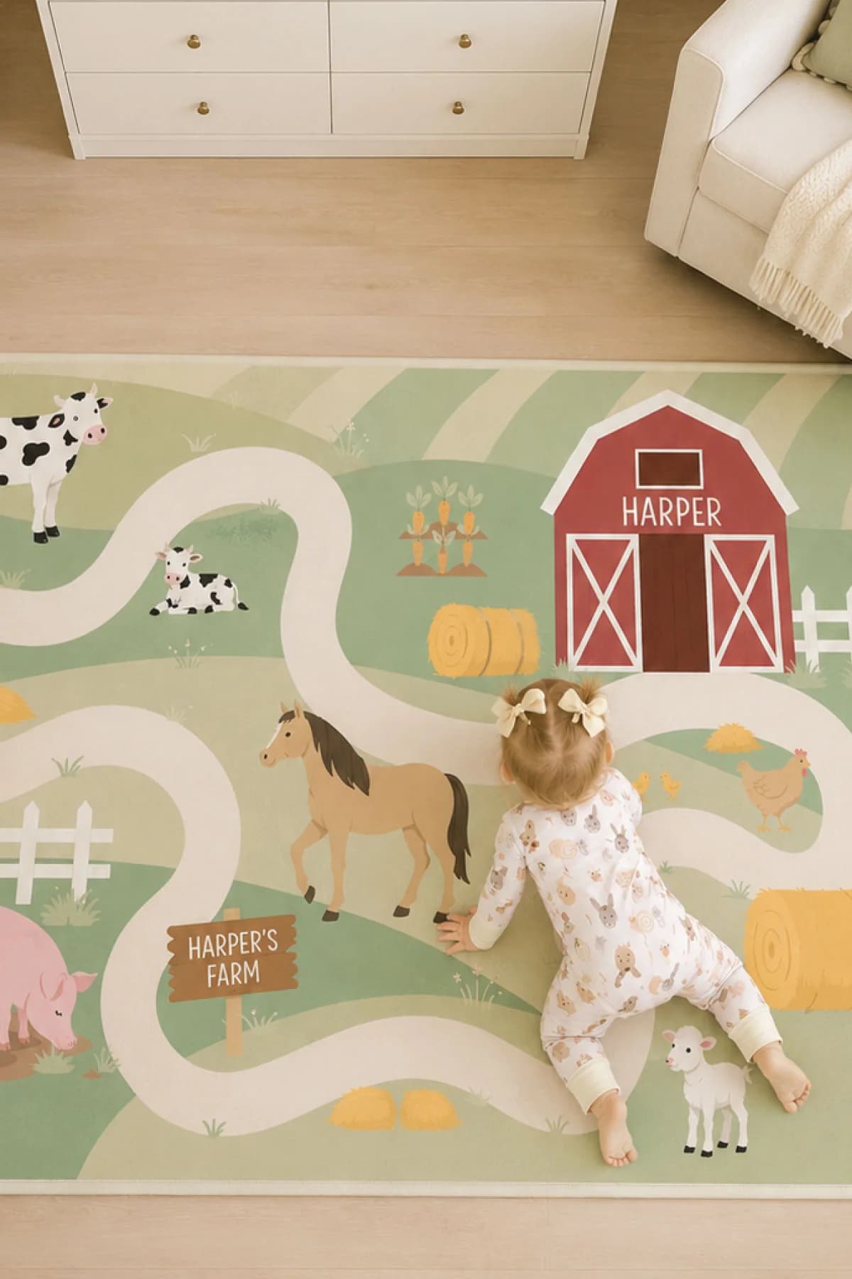 Kids' Playroom Rug | Farm by Beige