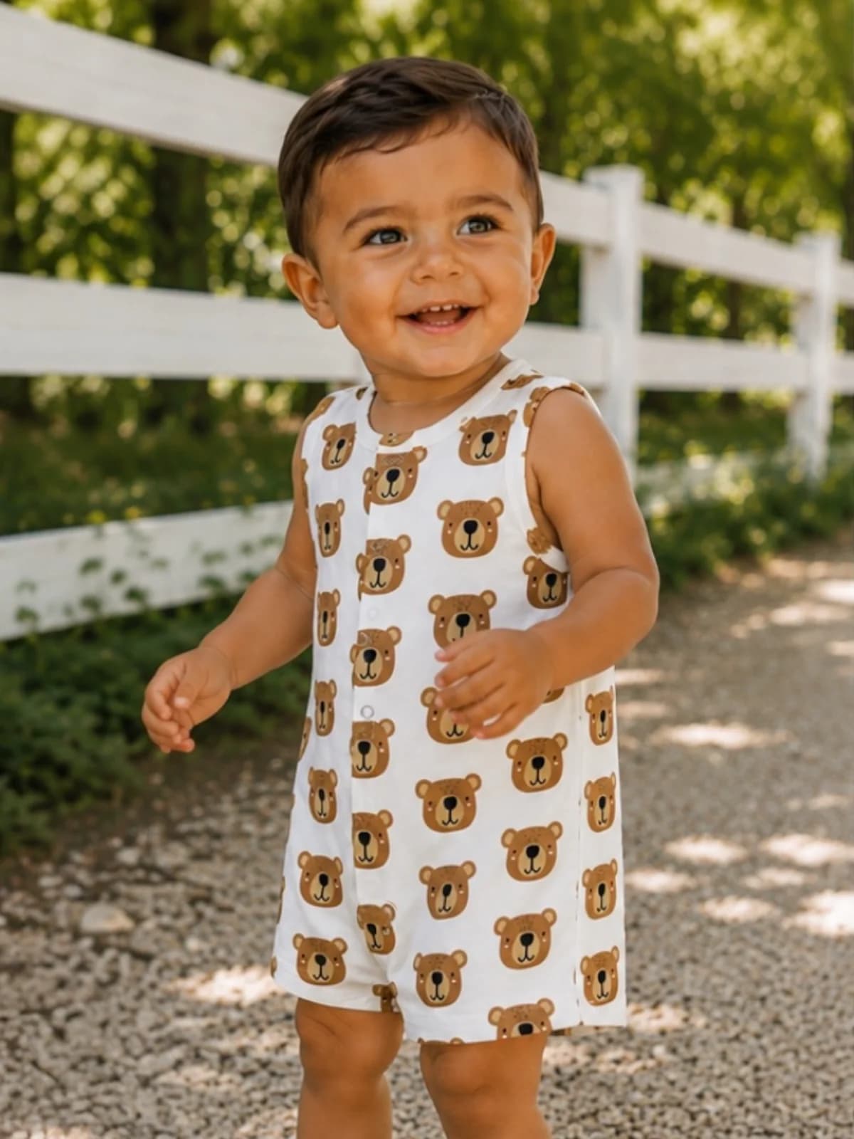 Baby Bear / Organic Cotton Shortie by Siix Collection