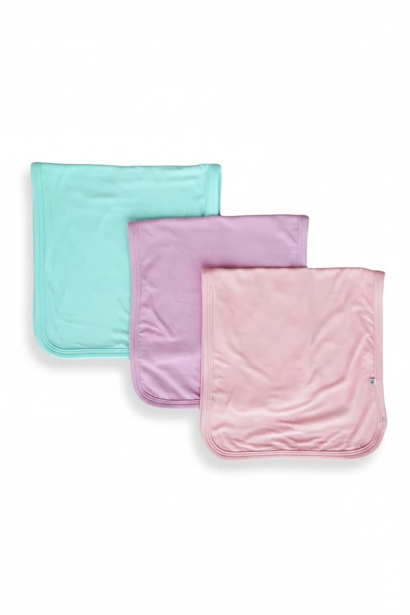 3pc Burp Cloth Set | Brights by Ven10007