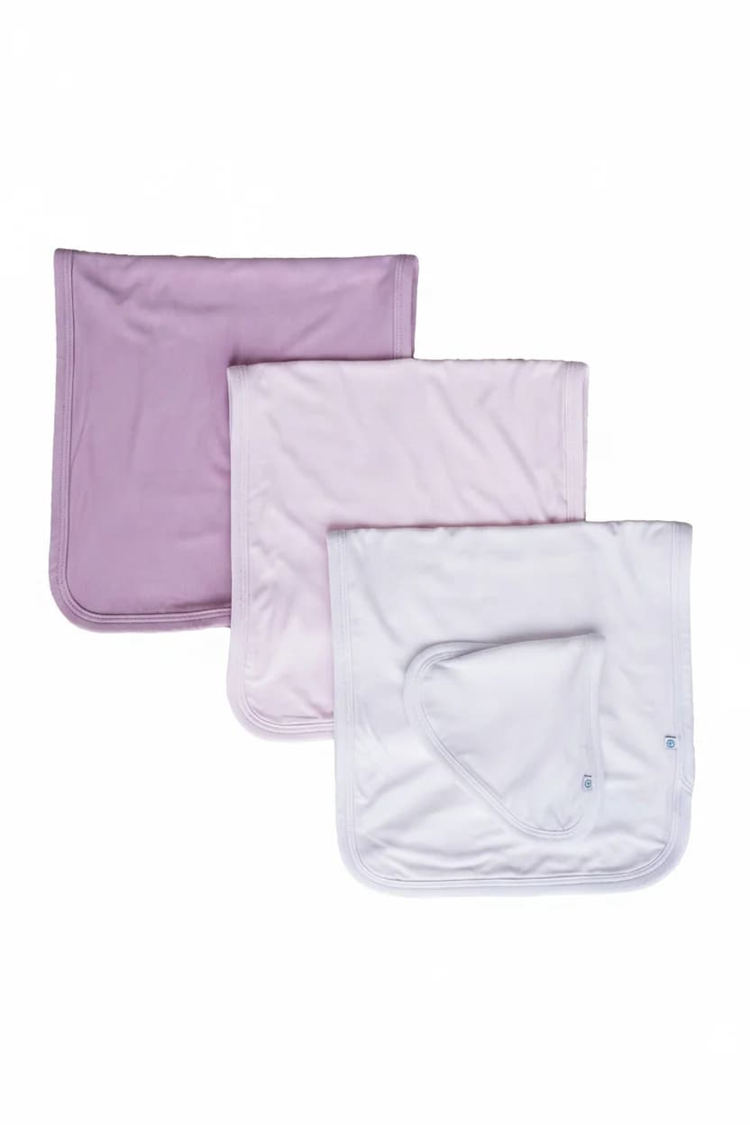 3pc Burp Cloth Set | Purples by Ven10007