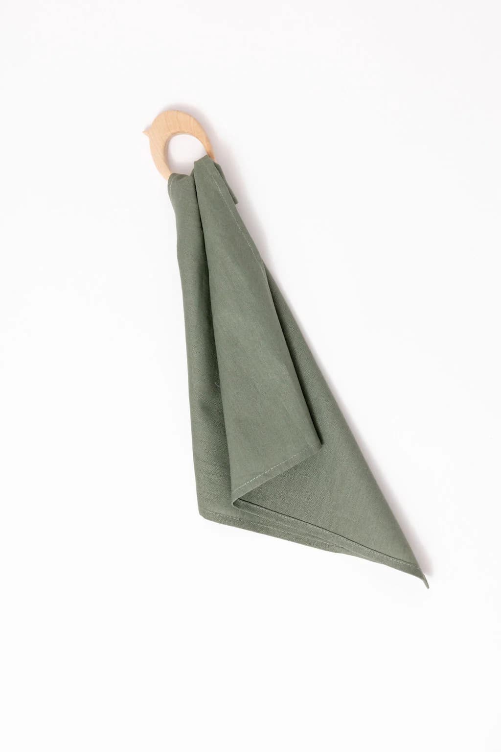 Acadian - Linen + Maple Ring Teether by Wildbird
