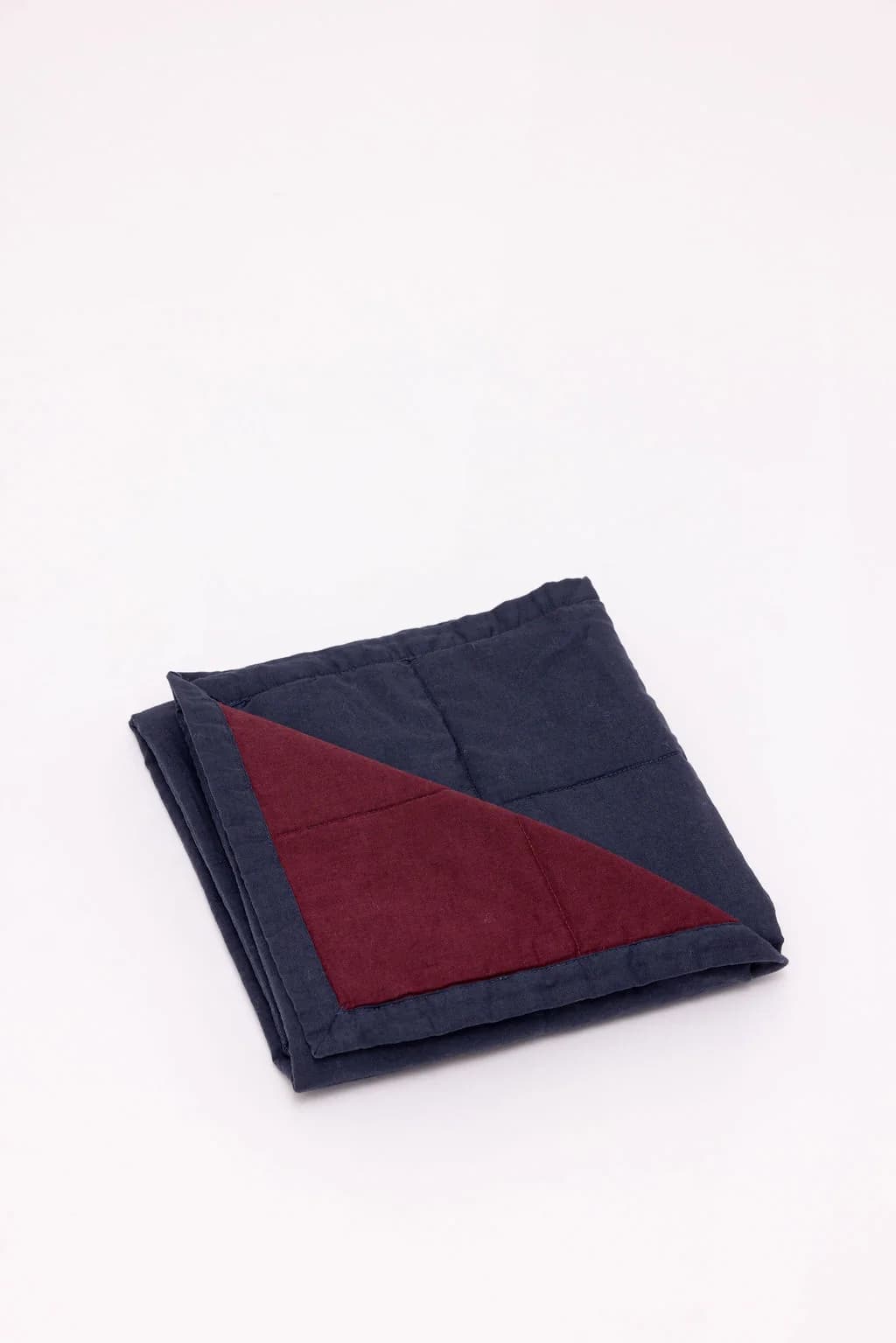 Jacarina/Grackle - Linen Quilted Blanket by Wildbird