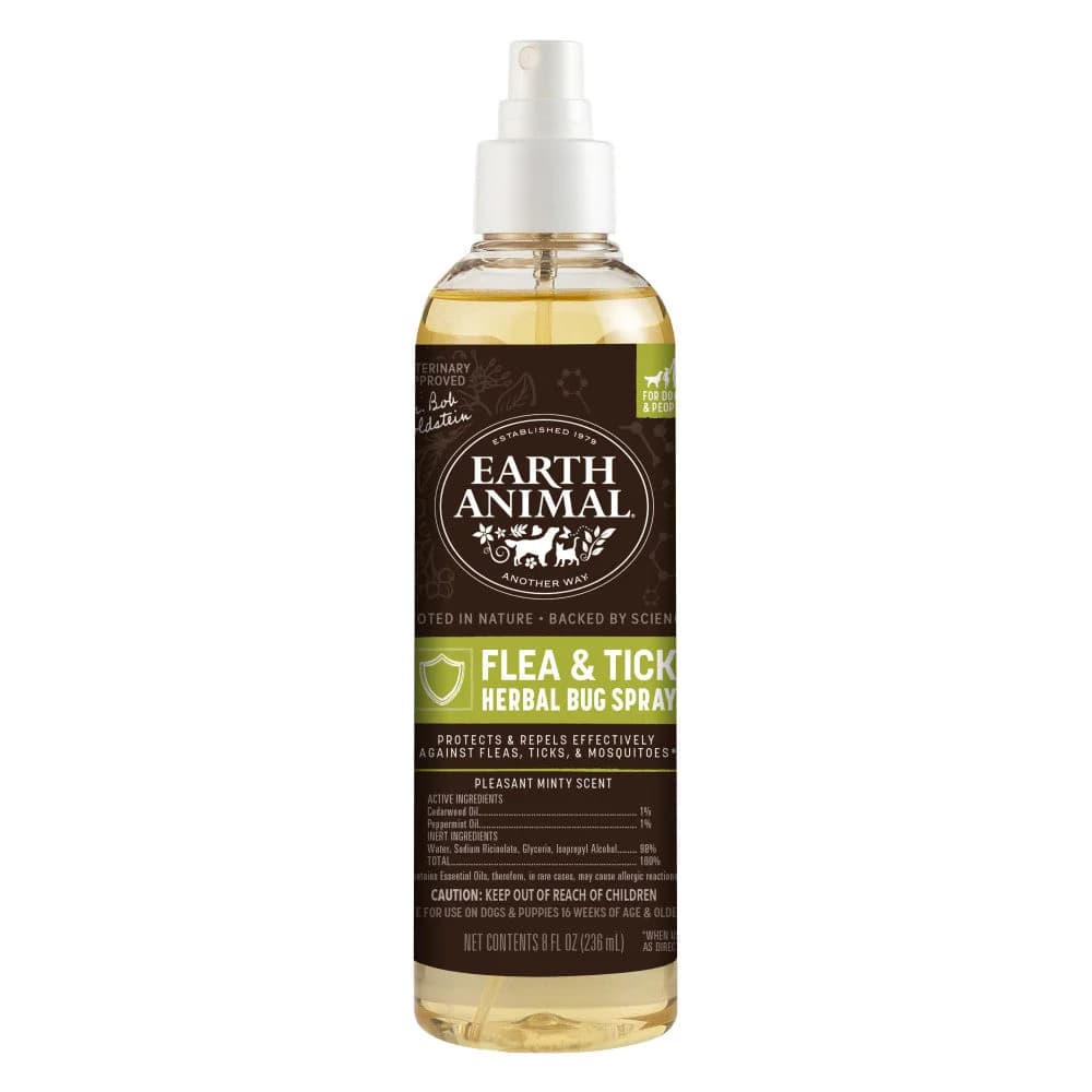 Flea & Tick Herbal Bug Spray Safe for Dogs & People* by Earth Animal