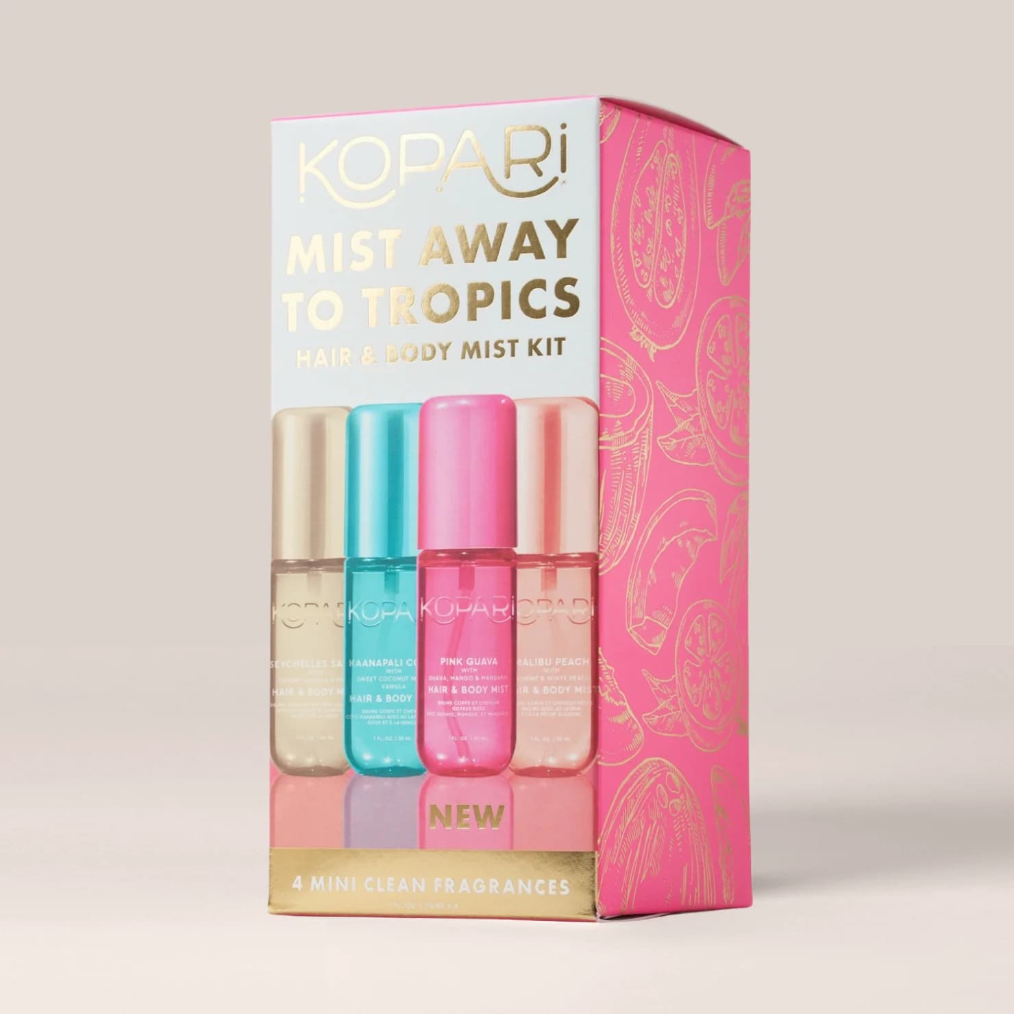 Mist Away To Tropics Hair & Body Mist Kit by Kopari Beauty