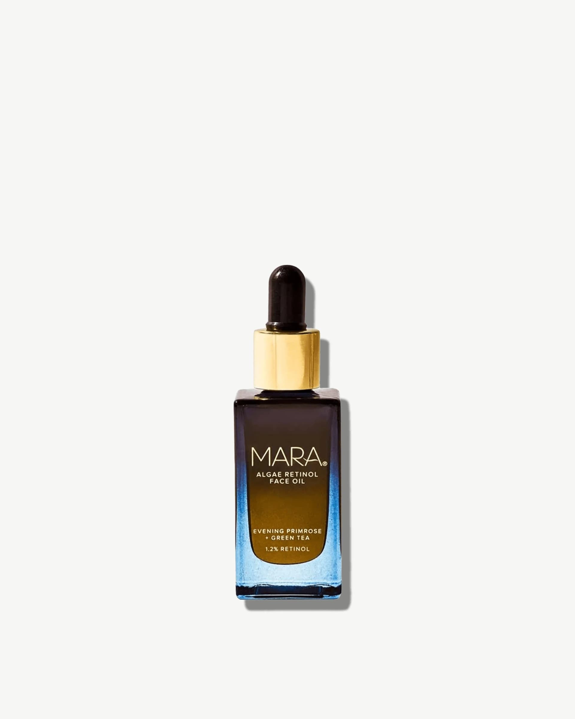 1.2% Clean Algae Retinol Face Oil for Anti-Aging and Wrinkles with Green Tea by Mara