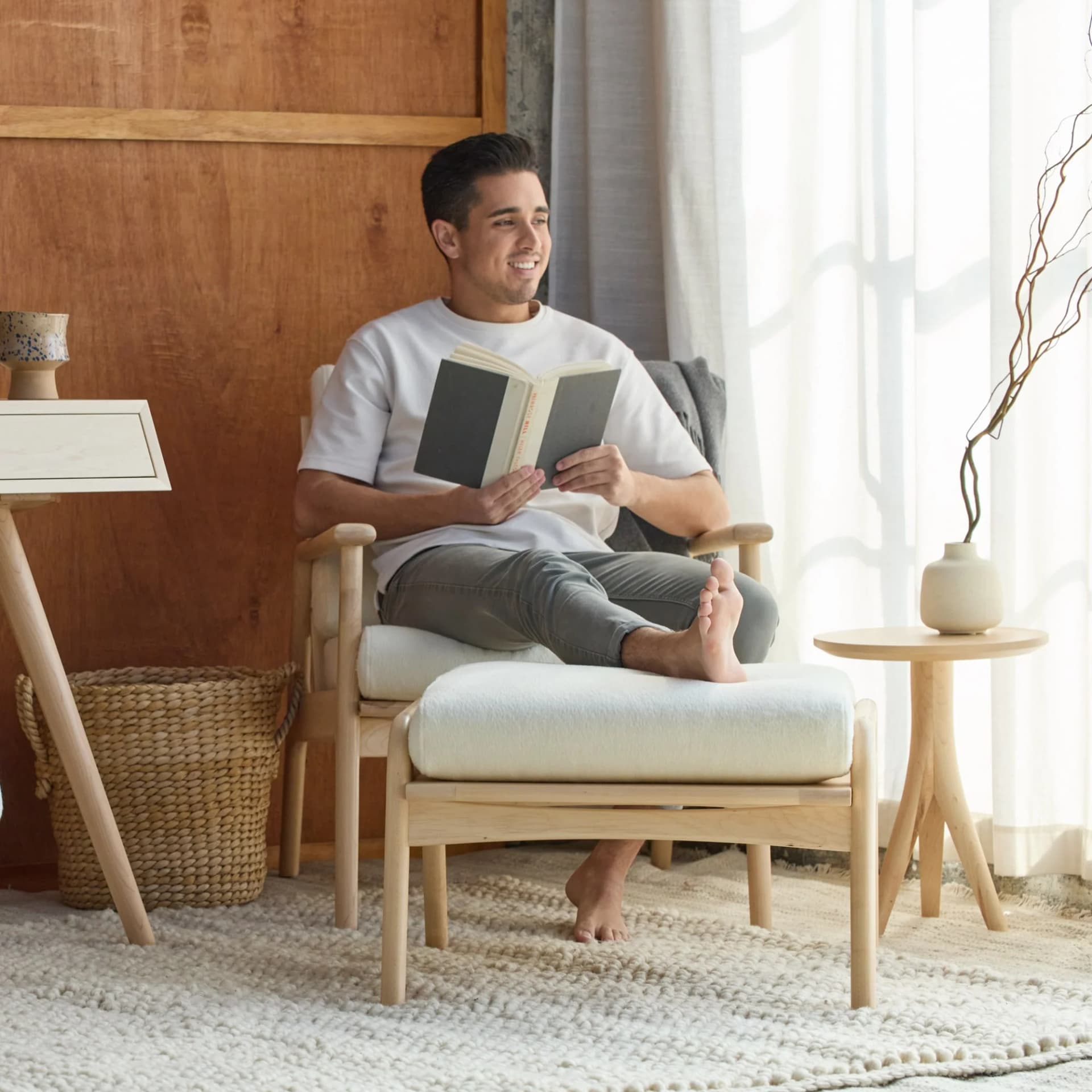 Wood Side Table by Avocado Mattress