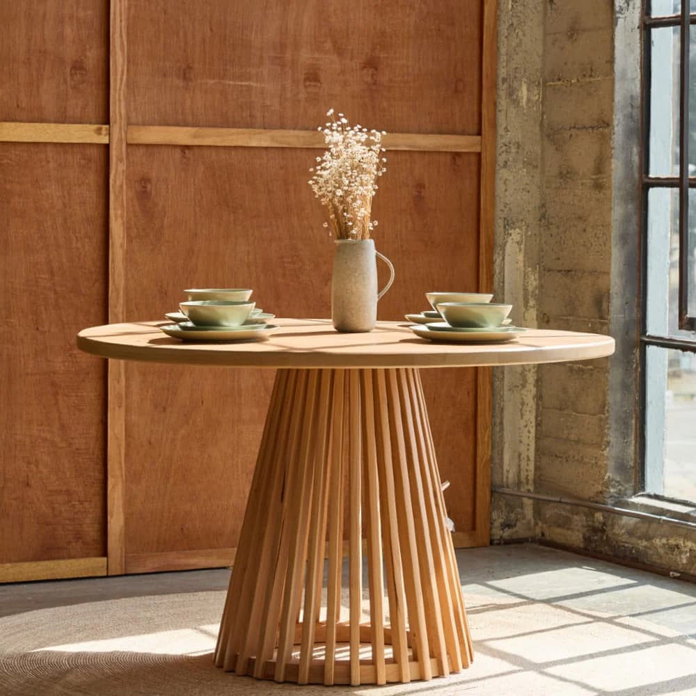 Zero Waste Round Table by Avocado Mattress