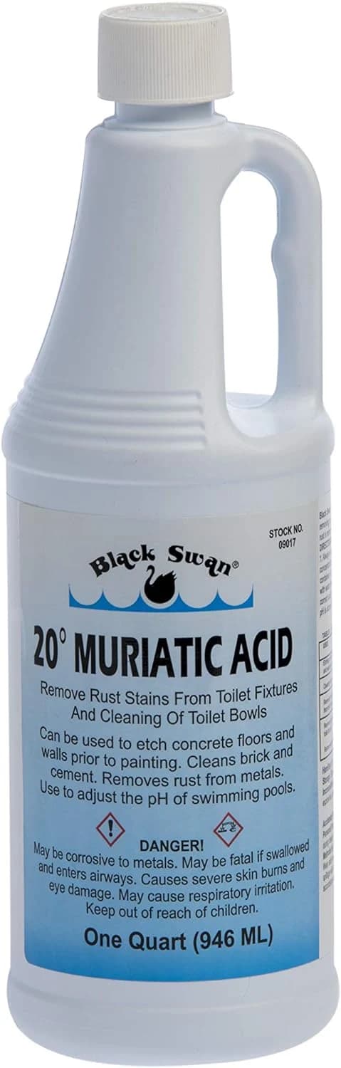 20° Muriatic Acid (Quart) by BeddingInn