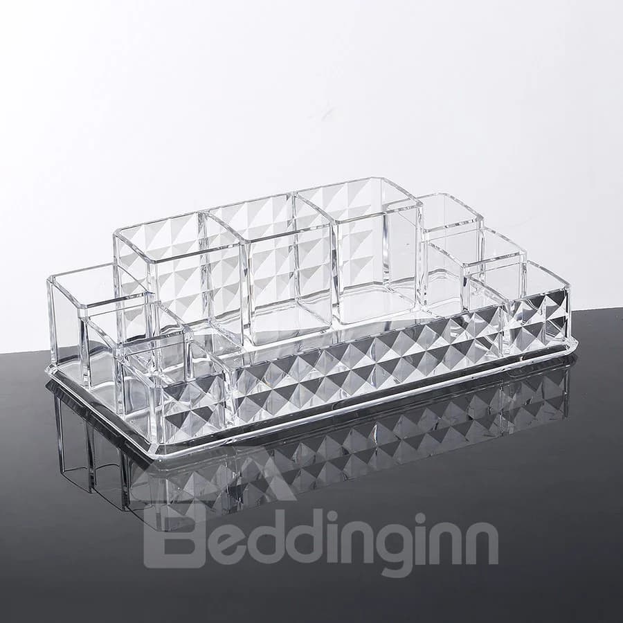 24.3*13.4*6.8cm Environment Friendly Acrylic Material Cosmetic Storage Box by BeddingInn
