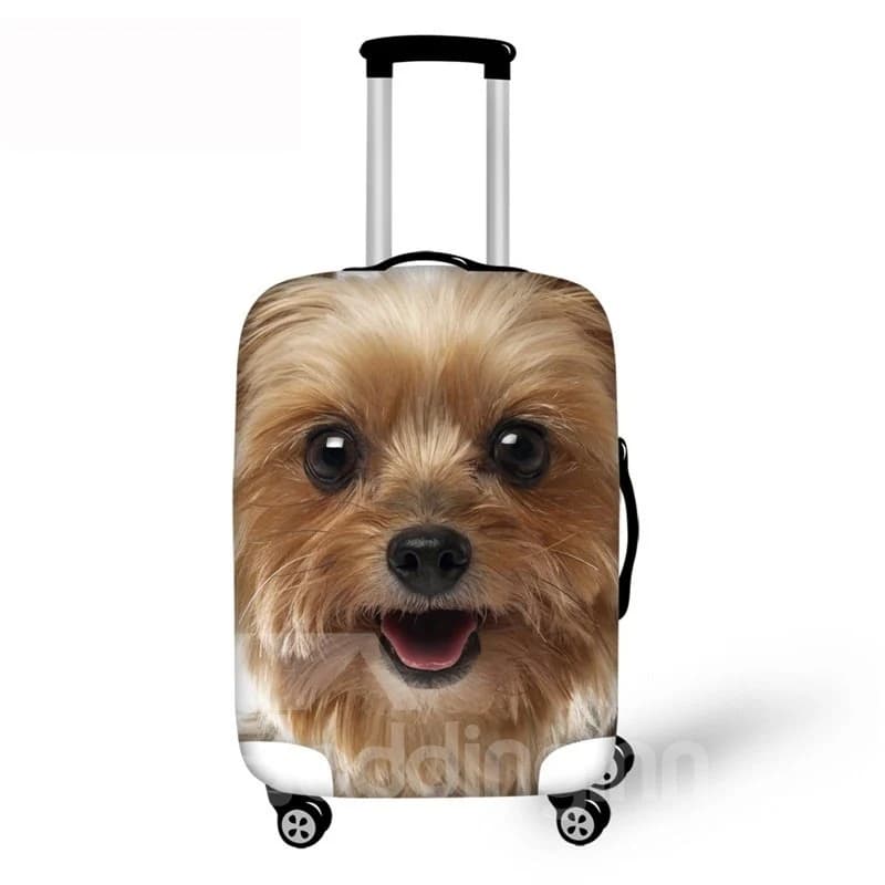 3D Lovely Dog Pattern Waterproof Suitcase Protector 19 20 21 by BeddingInn