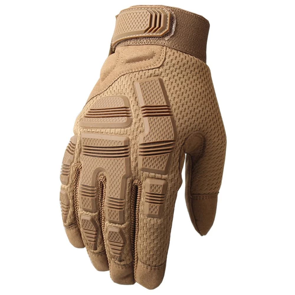 A Pair Breathable Motorcycle Gloves Camouflage Pattern Shield Fall-Proof All-Finger Gloves Cycling Gloves Outdoor Sports Gloves by BeddingInn