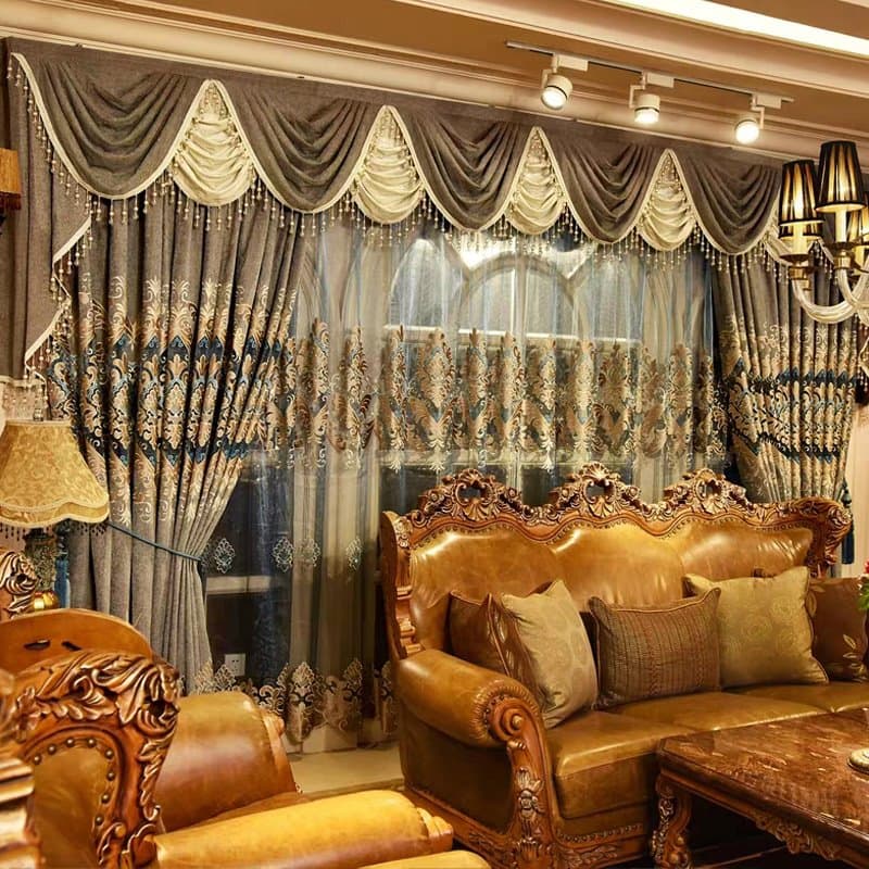 Classical Luxury Organza Grommet Top Living Room and Bedroom Custom Sheer Curtain by BeddingInn