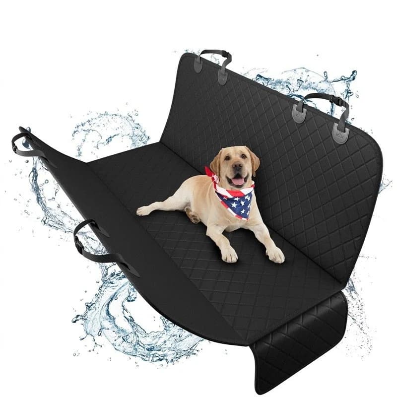 Creative and Simple Oxford Fabric Folding Black Pet Car Rear Seat Cushion by BeddingInn
